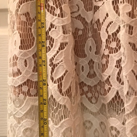 WAYF White/Nude Lace Dress from Nordstrom - Picture 6 of 8